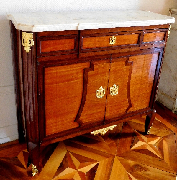 Mahogany and rosewood buffet, French transition period circa 1770