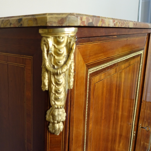 18th century marquetry sideboard - Transition period circa 1770