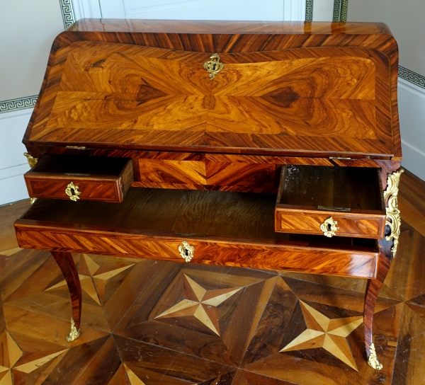 Léonard Boudin - Louis XV violet wood desk - mid 18th century - stamped