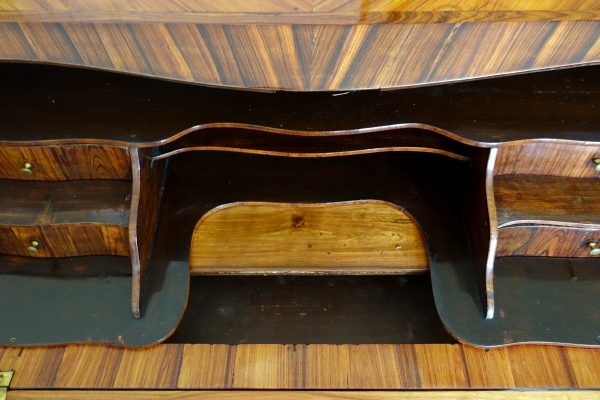 Léonard Boudin - Louis XV violet wood desk - mid 18th century - stamped