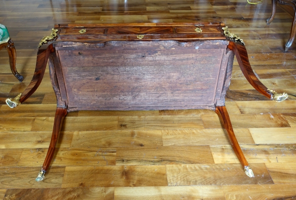 Léonard Boudin - Louis XV violet wood desk - mid 18th century - stamped