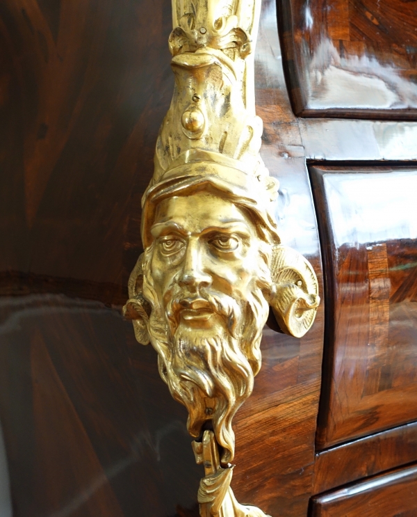 Regency - Louis XV period violetwood commode attributed to Jean-Charles Saunier - 18th century