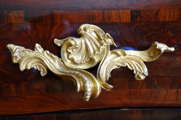 Regency - Louis XV period violetwood commode attributed to Jean-Charles Saunier - 18th century