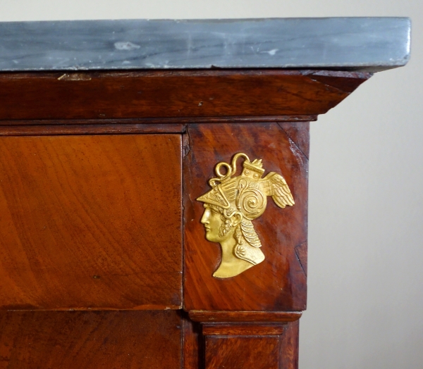 Jacques Muller - Empire mahogany and ormolu commode / chest of drawers - stamped