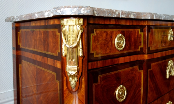 Transition Parisian marquetry commode, late 18th century circa 1770