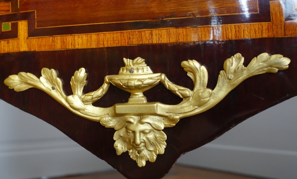 F. Rubestuck & N. Petit : 18th century marquetry chest, stamped