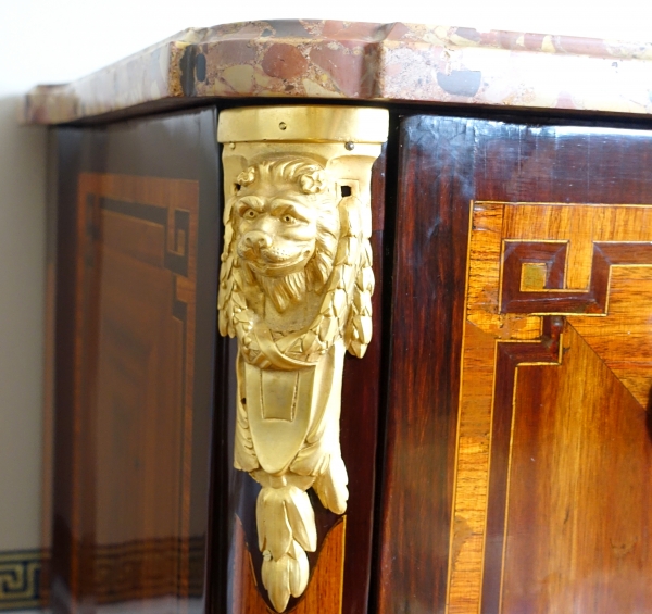 F. Rubestuck & N. Petit : 18th century marquetry chest, stamped