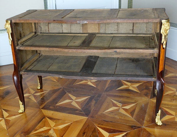 F. Rubestuck & N. Petit : 18th century marquetry chest, stamped