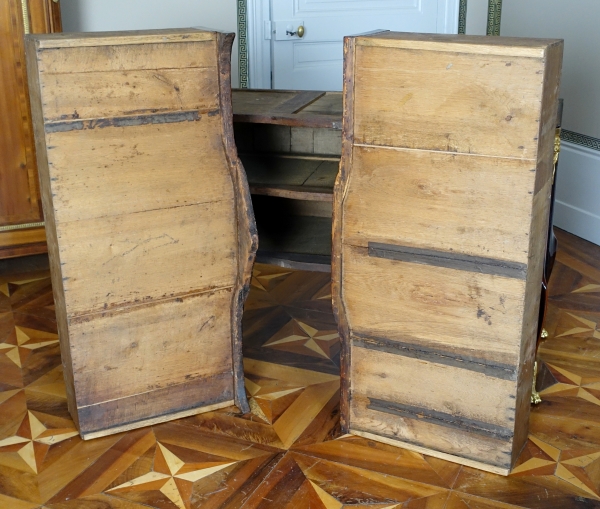 F. Rubestuck & N. Petit : 18th century marquetry chest, stamped