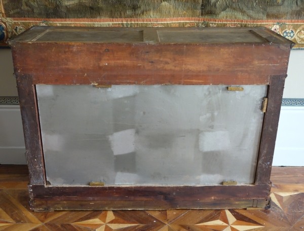 Importante console d'époque Empire en acajou et bronze doré, dans le goût de Jacob Desmalter