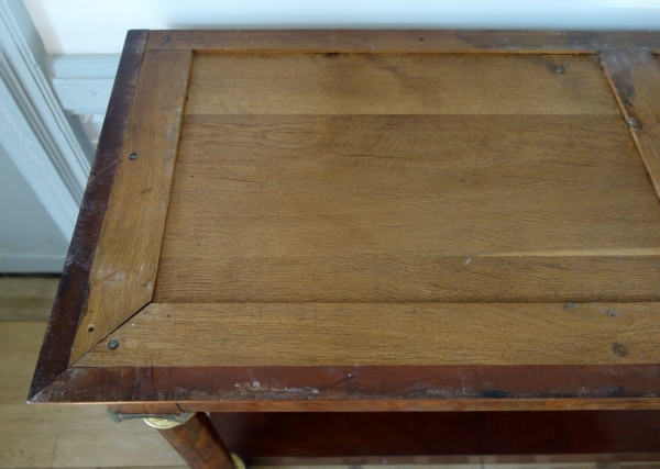 Large Empire mahogany and ormolu console in the taste of Jacob Desmalter, early 19th century