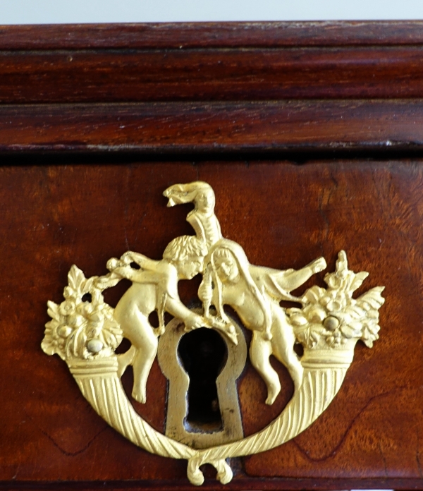 Empire period mahogany and ormolu cabinet, early 19th century circa 1810