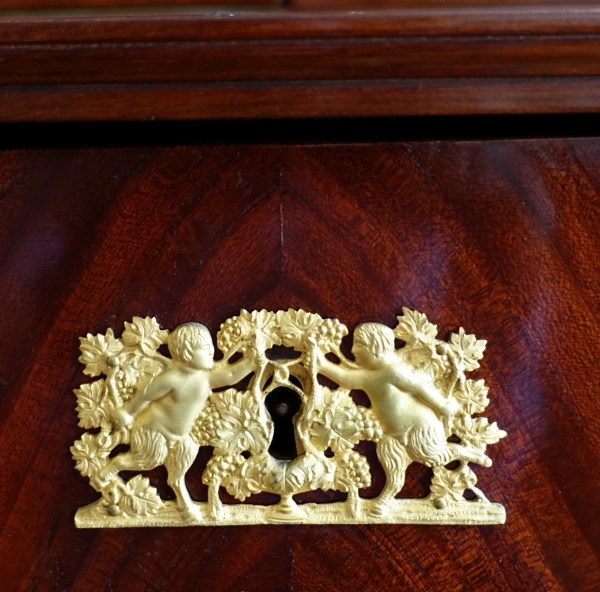 Empire period mahogany and ormolu cabinet, early 19th century circa 1810