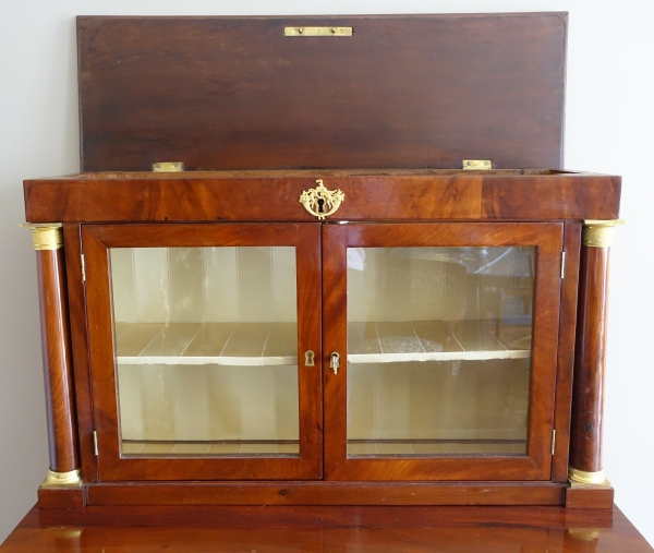 Empire period mahogany and ormolu cabinet, early 19th century circa 1810