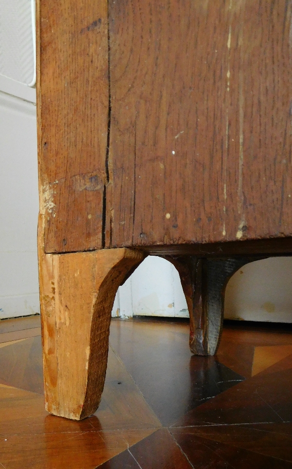 Petit meuble chiffonnier en bois de rose d'époque Louis XV