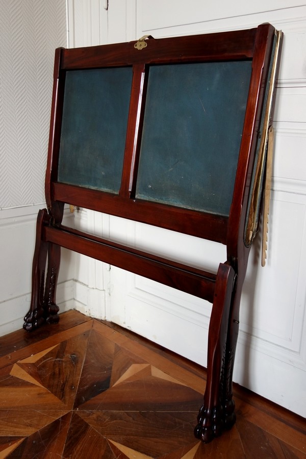 Empire map holder, piece of furniture for an officer in a military campaign, early 19th century