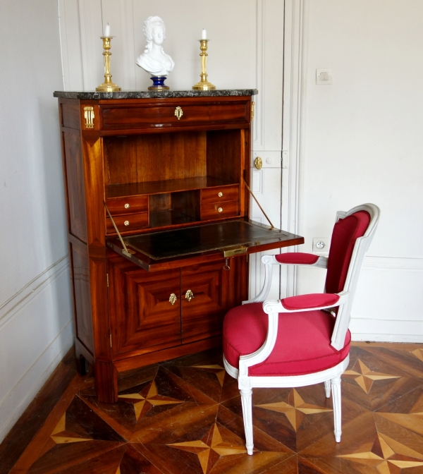 Jean Baptiste II Tuart : Louis XVI period writing desk - stamped