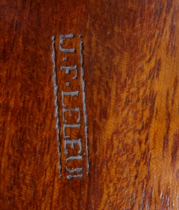 Jean François Leleu : solid mahogany gateleg table, Louis XVI period circa 1790
