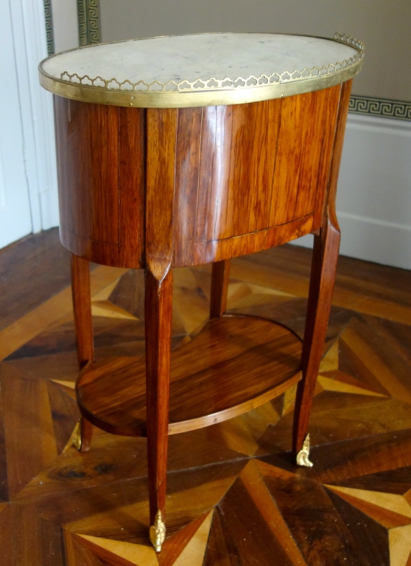 Louis XV rosewood bedside table or living room center table - 18th century