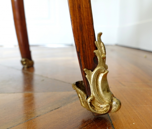 Etienne Avril : rosewood marquetry living room center table - 18th century circa 1775