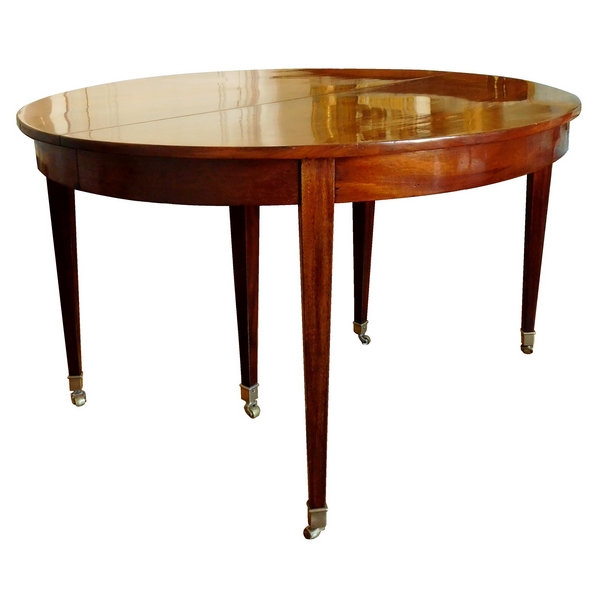Table de salle à manger de style Louis XVI en acajou - 350cm