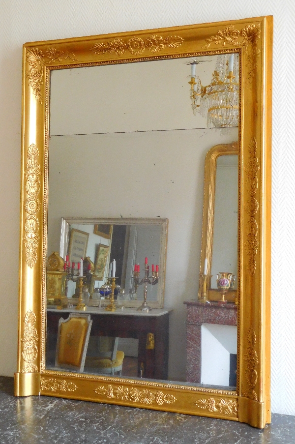 Empire mirror, early 19th century, mercury glass - 134cm x 94.5cm