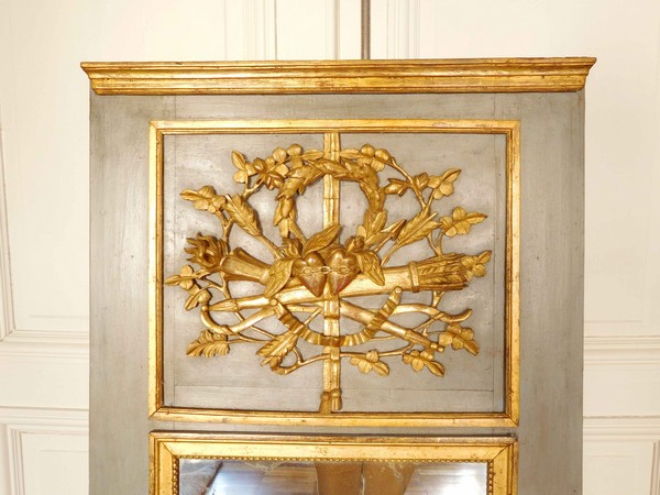 Louis XVI Mirror, 18th century, allegory of love