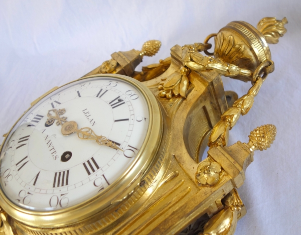 18th century ormolu decorative clock signed Osmond - Louis XVI period