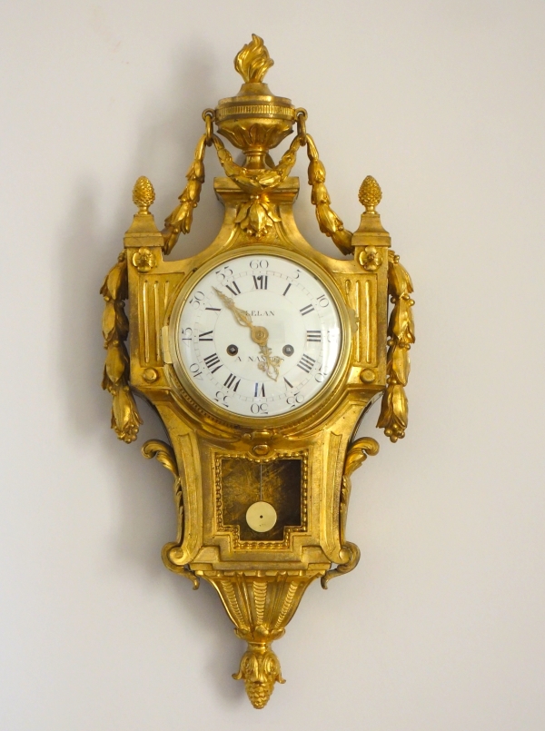 18th century ormolu decorative clock signed Osmond - Louis XVI period