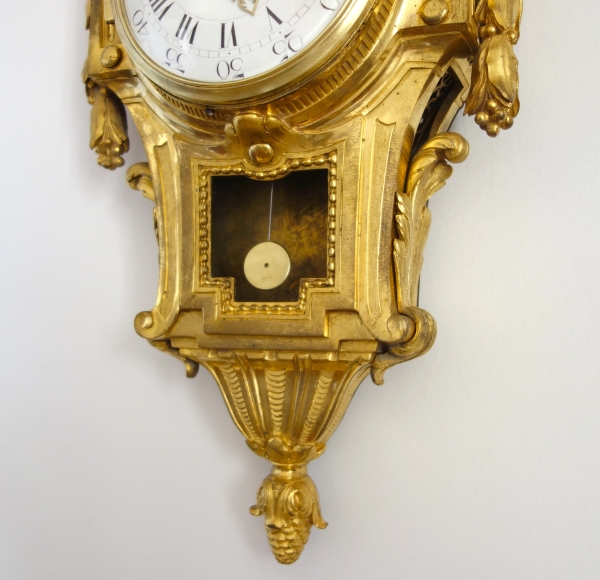 18th century ormolu decorative clock signed Osmond - Louis XVI period