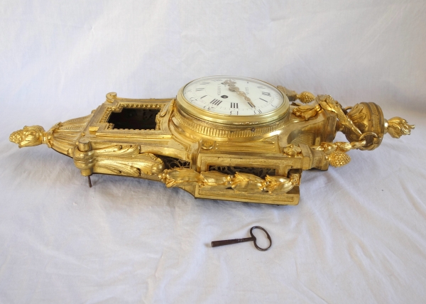18th century ormolu decorative clock signed Osmond - Louis XVI period