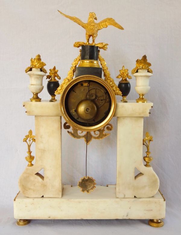 Louis XVI marble and ormolu clock - 18th century