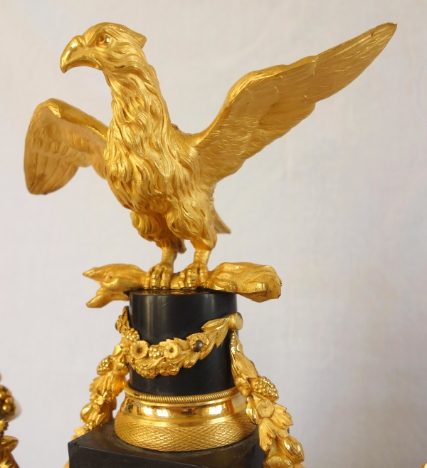 Louis XVI marble and ormolu clock - 18th century