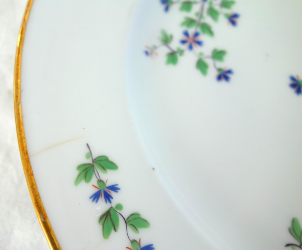 Dihl & Guerhard Manufacture : set of 12 table plates, Louis XVI style - signed
