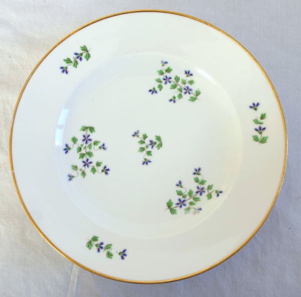 Dihl & Guerhard Manufacture : set of 12 table plates, Louis XVI style - signed