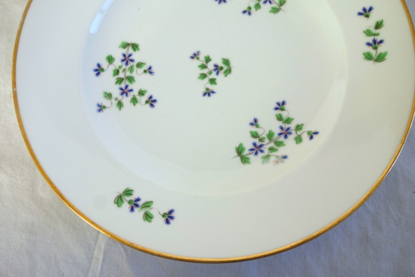 Dihl & Guerhard Manufacture : set of 12 table plates, Louis XVI style - signed