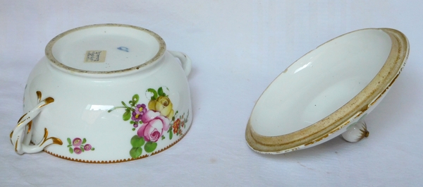 Bouillon en porcelaine de Boissettes, époque XVIIIe 1775-1781