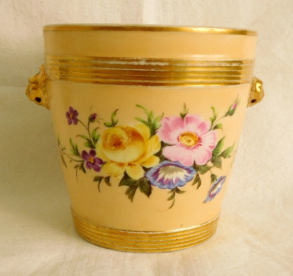 Paris porcelain Planter, French Restoration period, early 19th century