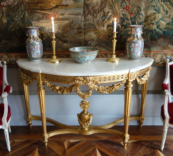 Grand bol à punch en porcelaine de Canton, Chine vers 1880