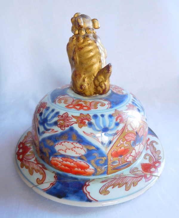 Grande potiche en porcelaine Imari - Chine, fin XVIIIe siècle / début XIXe - 48cm