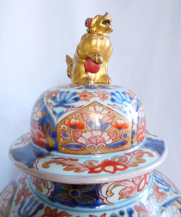Grande potiche en porcelaine Imari - Chine, fin XVIIIe siècle / début XIXe - 48cm