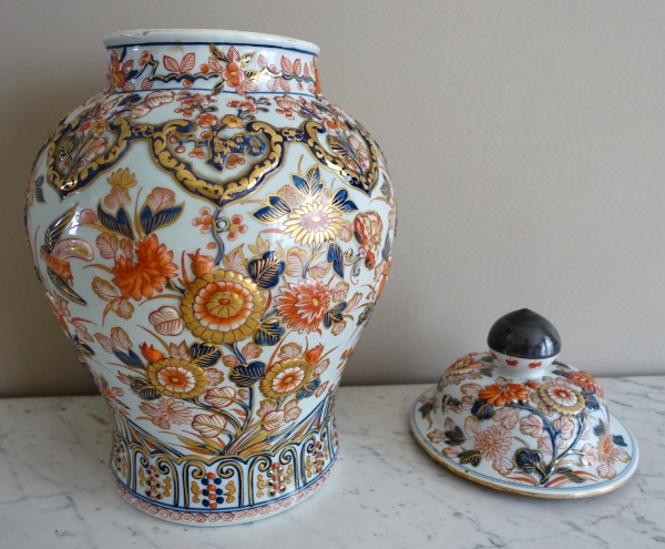 Grande potiche en porcelaine Imari - Chine, fin XIXe début XXe - 45cm