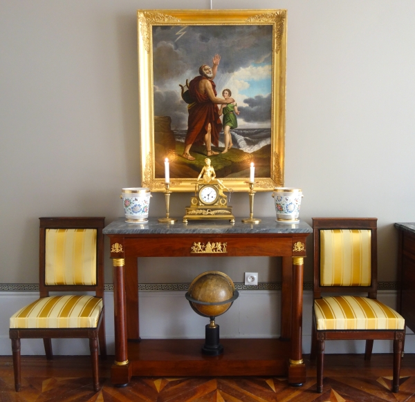 Pair of Paris porcelain planters, early 19th century circa 1840
