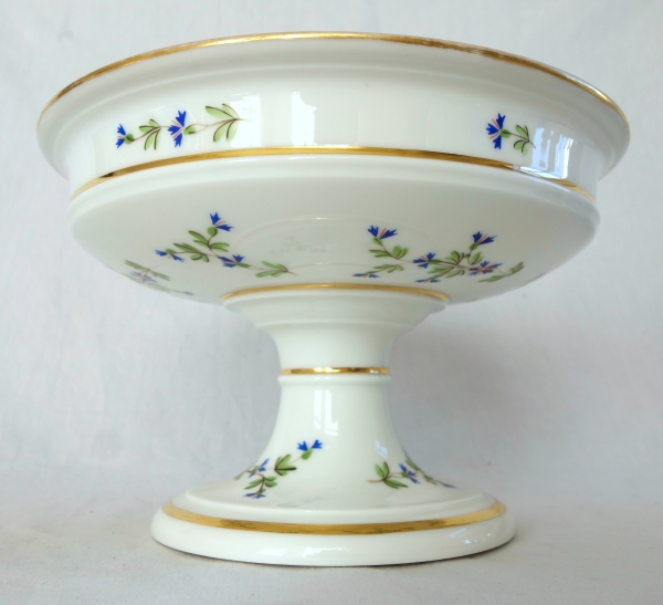 Pair of Paris porcelain compote dishes, Louis XVI style, attributed to Dihl & Guerhard
