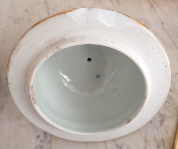 Pair of Imari porcelain jars / urns, late 19th century