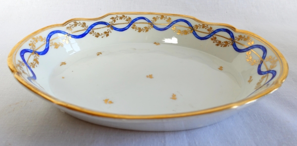 Paris porcelain tray / trinket bowl, Louis XVI production - 18th century