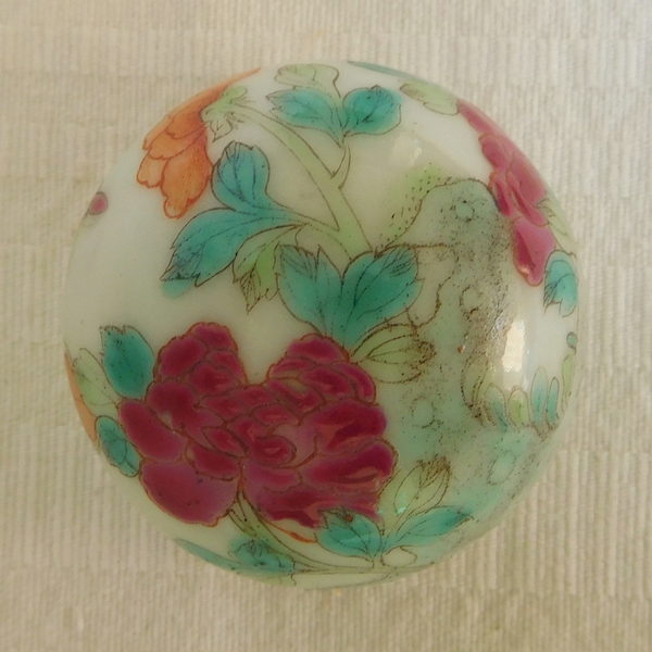 Compagnie des Indes - pot à gingembre en porcelaine de Chine, famille rose - XVIIIe siècle