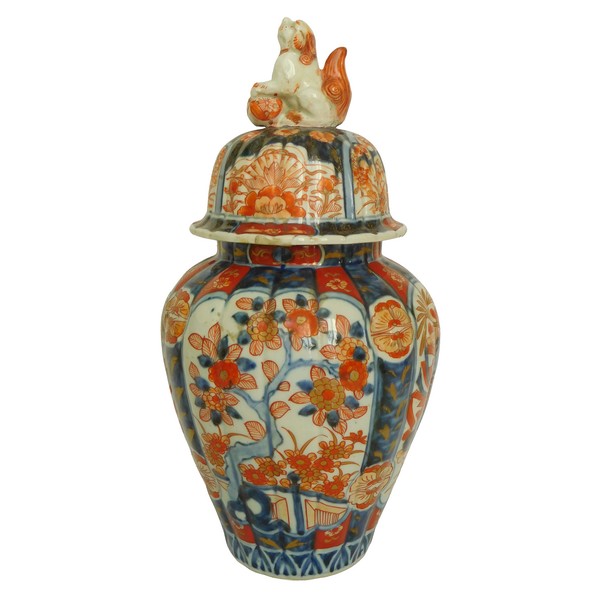 Potiche en porcelaine Imari, Japon, époque XIXe siècle - Napoléon III