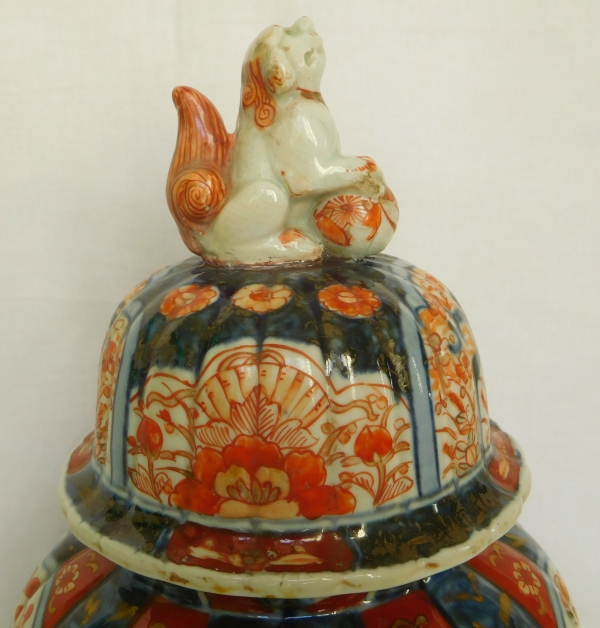 Potiche en porcelaine Imari, Japon, époque XIXe siècle - Napoléon III