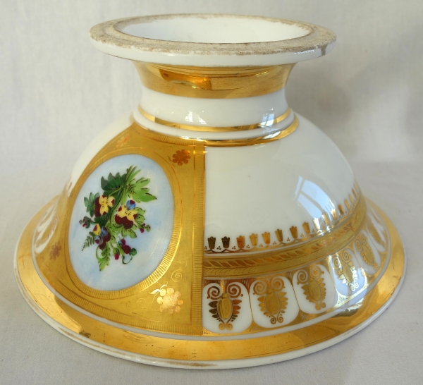 Empire Paris porcelain coffee set for 8 guests, Empire period, early 19th century - 12 pieces